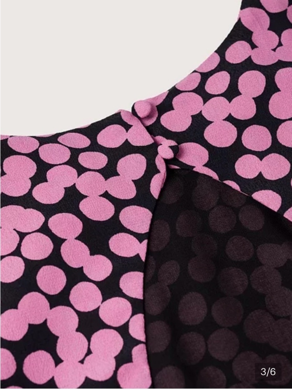 MANGO NWOT Women's Printed Cut-Out Detail Dress Sz 2 - Picture 5 of 14